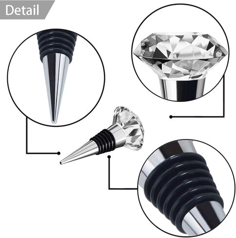 JETKONG 2 Pack Wine and Beverage Bottle Stoppers Stainless Steel Wine Stopper (Anchor and Rudder) in Kuwait