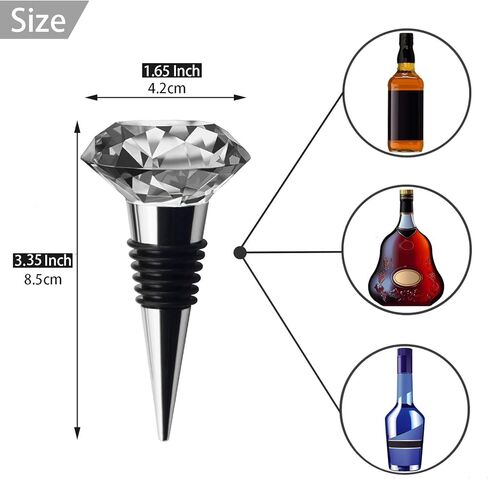 JETKONG 2 Pack Wine and Beverage Bottle Stoppers Stainless Steel Wine Stopper (Anchor and Rudder) in Kuwait