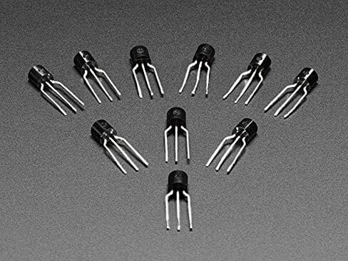 طقم ترانزستور ثنائي القطب - 5 × PN2222 NPN و5 × PN2907 PNP Adafruit 3599 in Kuwait