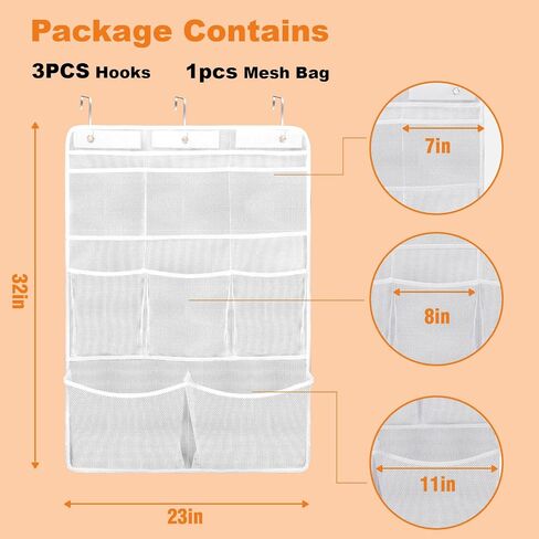 Mity rain RV Cargo Storage Mesh Net - Cruise Organization or RV Camper Bathroom Organizer, RV Accessories for Inside, Cruise Ship Essentials, Storage Net With 8 Pockets for Travel Shower Caddy Hanging in Saudi Arabia