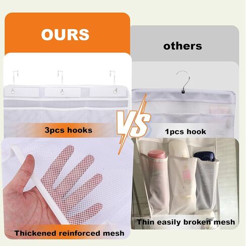 Mity rain RV Cargo Storage Mesh Net - Cruise Organization or RV Camper Bathroom Organizer, RV Accessories for Inside, Cruise Ship Essentials, Storage Net With 8 Pockets for Travel Shower Caddy Hanging in Saudi Arabia