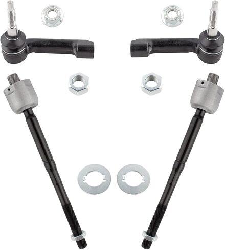 4Pcs Front Inner Outer Tie Rods End Links Set Kit Fit For Ford Expedition For Lincoln Navigator 2007-2016, For Ford F150 2009-2017 Truck (Excluding Raptor) Replace# ES800514 ES800515 EV800457 in Saudi Arabia