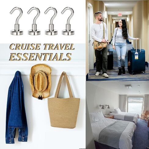 Cruise ship essentials,Luggage Tags for Carnival and Royal caribbean luggage tag holders,Magnetic hooks for cruise cabins,Lanyards for cruise ship cards,All cruise essentials must haves (12) in Saudi Arabia
