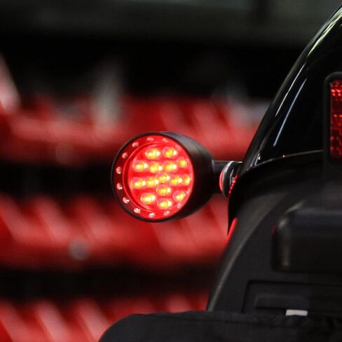 12V Motorcycle Turn Signals LED - Amber Blink Indicator for Motorbike Harley Turn Signal Compatible with Harley Davidson, Yamaha, Honda Grom, Shadow, Suzuki, Scooter, Dirt Bike in Saudi Arabia