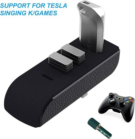 Glove Box USB Hub, Compatible 4-in-1 Docking Station of Center Console Smart Sensor Glove Box, USB Hub Car Charger for Charging Data Transferring Music Games Model 3/Y Accessories in Kuwait