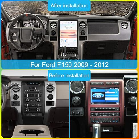14.4 بوصة كوالكوم أندرويد 11 راديو السيارة لفورد F150 F-150 2009 2010 2011 2012 ستيريو ترقية تسلا نمط داش IPS شاشة تعمل باللمس أندرويد السيارات لتحديد المواقع والملاحة مشغل الوسائط المتعددة in Kuwait