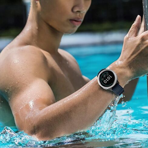 ISABAKE Watch Band for Compatible with Garmin Vivoactive 4/ Samsung Galaxy Watch 46mm, 22mm Silicone Bands for Ticwatch Pro S2//E2/Venu 2/Samsung Gear S3 Classic/Samsung Gear S3 Frontier/ Huawei GT Smartwatch in Saudi Arabia