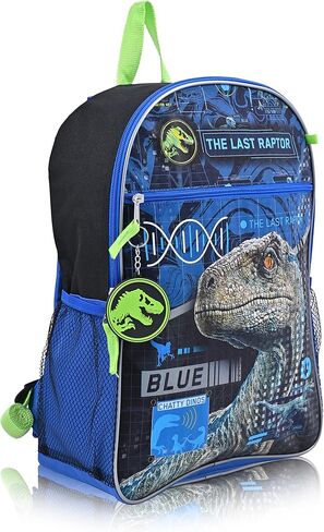 Jurassic World Boys Backpack Dinosaur Knapsack | Elementary and Kindergarten Kids Backpacks for School (Jurassic World) in Saudi Arabia