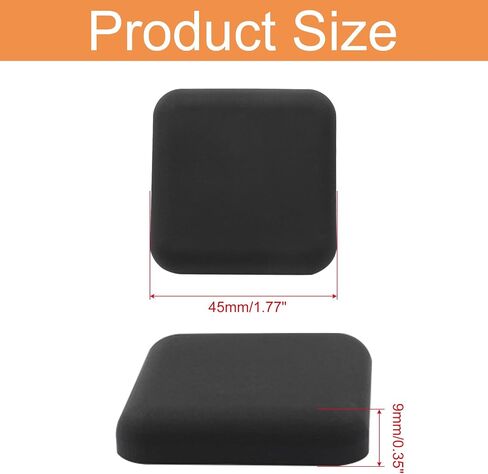 6Pcs 3 Colors Door Stoppers Wall Protector Round Self Adhesive Door Knobs Wall Protectors for Home, Office, School (50mm Dia,White,Grey,Black) in Saudi Arabia
