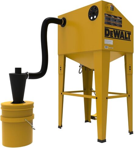 DEWALT Abrasive Blast Cabinet, Modular Standalone or Benchtop Sand Blasting Cabinet 20 CFM @ 90 PSI, Max Pressure 125 PSI (DXCM009-0370) in Saudi Arabia