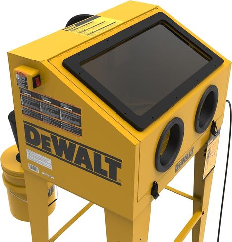 DEWALT Abrasive Blast Cabinet, Modular Standalone or Benchtop Sand Blasting Cabinet 20 CFM @ 90 PSI, Max Pressure 125 PSI (DXCM009-0370) in Saudi Arabia