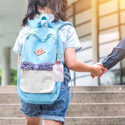 kawaii الكرتون شارة حامل قابل للسحب شارة بكرة مع سلسلة المفاتيح أنيمي الممرضات اسم حاملي بطاقة الهوية شارة للطلاب الأطفال المراهقين بنين بنات لطيف هدايا عيد ميلاد in Kuwait