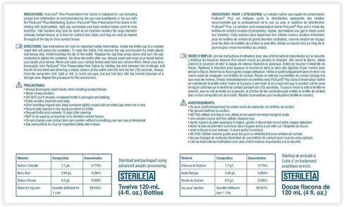 Purilens Mini Preservative Free Saline 2-Fl. Oz Airline Approved Travel Size. Unisol 4 Replacement, (Pack of 3) - Hard Contact Lens Remover Tool for RGP and Scleral Lenses - Plunger Suction in Kuwait