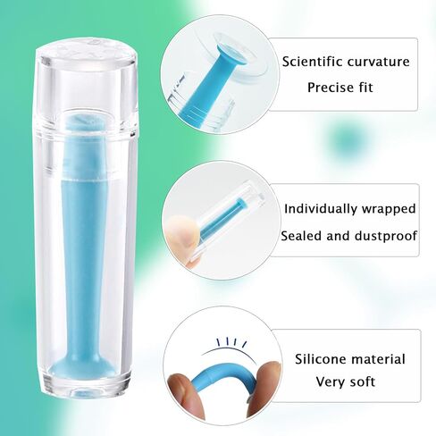 6 Pieces Hard Scleral Lens Remover Tool for RGP, Silicone Eye Contact Lens Plunger Suction Cup in Saudi Arabia