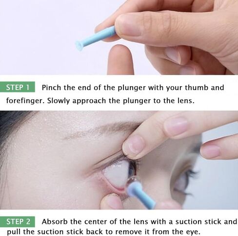 6 Pieces Hard Scleral Lens Remover Tool for RGP, Silicone Eye Contact Lens Plunger Suction Cup in Saudi Arabia