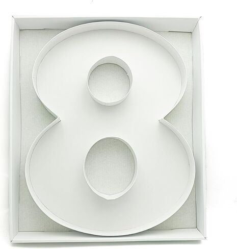 15.7Inch Cardboard Charcuterie Board Number Paper Mache Cut Out Food Sweet Container Tray With Clear Cover (number0) in Saudi Arabia