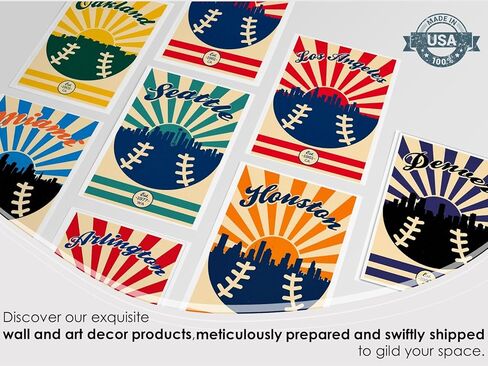Seattle Mariners Vintage Baseball Poster (12x18) Vintage Sports Decor Unframed Wall Art Print Poster Home Decor Premium baseball bedroom decor man cave decor baseball poster vintage sport decor in Saudi Arabia