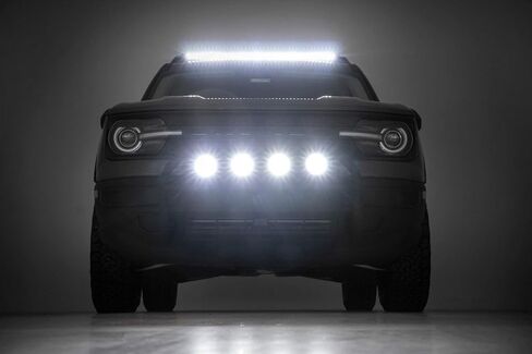 طقم حامل سقف بشريط إضاءة LED مقاس 40 بوصة من Rough Country لسيارة برونكو سبورت 21-23 - 71039 in Saudi Arabia