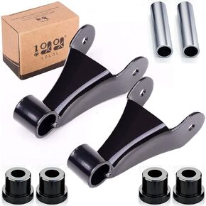 10L0L Golf Cart Metal Rear Shackle kit Including Bushing & Sleeves for Golf Cart Club Car Precedent Replaces Part 1025062-01, 102506301, 102506601
