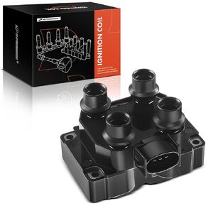A-Premium Ignition Coil Pack Compatible with Ford F-150 4.6L 1997-1999, Expedition 4.6L 1997-1999, Explorer 5.0L 1996-2001 & Lincoln Town Car 4.6L 1991-1997 & Mercury & More