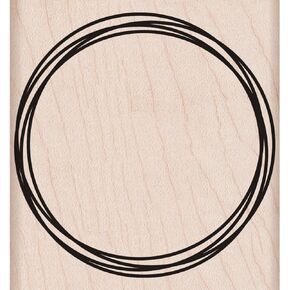 Hero Arts K6075 Wood Stamps, Overlap Circle Frame