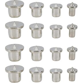 16 قطعة من سدادات نقل مركز الوتد واللسان (1/4 بوصة، 5/16 بوصة، 3/8 بوصة 1/2 بوصة) دبوس نقاط مركزية لأدوات النجارة (صلب) in Kuwait