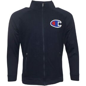 Champion Large Reverse Weave Men's (Marine Navy) Full-Zip Achievement Jacket
