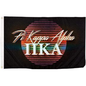 Desert Cactus Pi Kappa Alpha Flag 80's letter Fraternity Banner 3x5 feet Flags (Flag - 80â€™s)