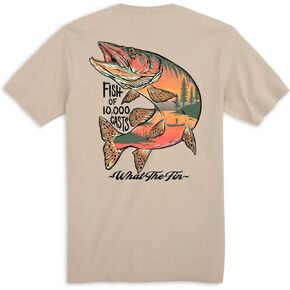 What The Fin Musky - Fish of 10,000 Casts - Adult T-Shirt