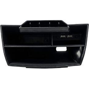 fit for Honda Civic Sedan 10th Gen Central Console Storage Box Coins Trays Cards Organizer with USB Extension Cable fit for Honda Civic Sedan 2016 2017 2018 2019 2020 2021