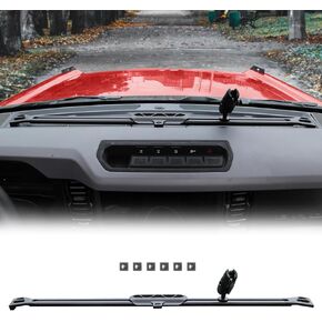 حامل هاتف لوحدة التحكم المركزية من Mabett، دعامة متعددة الوظائف لسيارة Ford Bronco 2021 2022 2023 2024 2/4 باب حامل ألومنيوم منزلق يناسب الهاتف الذكي وحامل Gopro in Kuwait