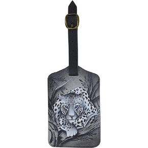 Anna by Anuschka Women's Geniune Leather Hand Painted Luggage Tag
