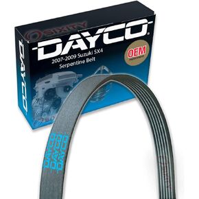 Dayco Main Drive Serpentine Belt compatible with Suzuki SX4 2.0L L4 2007-2009
