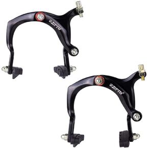 VANZACK A Pair of C-Brake Arm Rim Brake Sets Road Cycling Side Pull Brake Caliper Front and Rear V-Brake with 70mm Pads Long Arm 90mm Aluminum Alloy