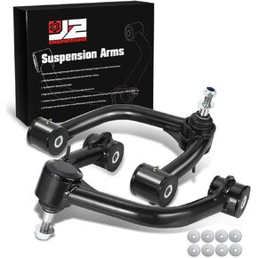 J2 Engineering J2-FUCA-TAC05-BB Front Upper Control Arms with Bushings Compatible with 2005-2022 Tacoma 4WD PreRunner, Black