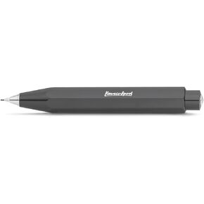 Kaweco SKYLINE SPORT Mechanical Pencil Grey 0.7mm HB I Exclusive Mechanical Pencil with 0.7 mm Lead Refill I Pencil 10.5 cm