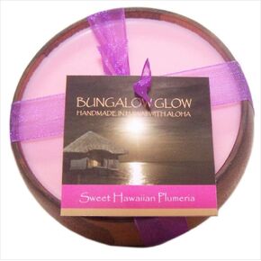 Sweet Hawaiian Plumeria Small Candle, 6 OZ