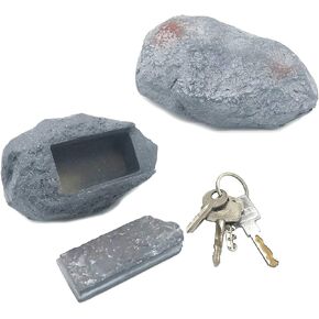 Hide a Key Fake Rock Safe Holder Realistic Stone Hidden Storage Place for Garden