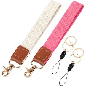 Wrist Lanyard for Keys,Cute Keychain Wristlet Bracelets for Women & Men,Key Chains for Car Keys ID Badge Card Wallet