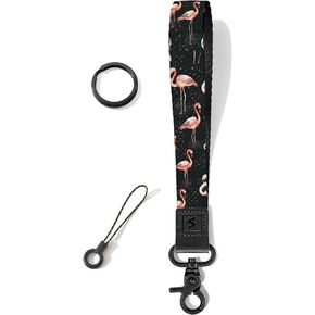 SENLLY Wristlet Lanyard Strap for Keys, Original Pattern Design Wrist Keychain Holder