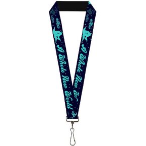 Buckle Down Lanyard-1.0"-Aladdin & Jasmine Silhouette A Whole New Wo