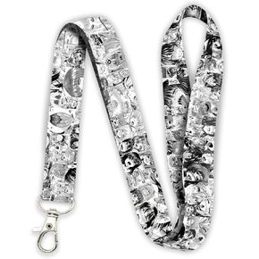Ahegao Lust Face Kawaii Premium Lanyard Keychain
