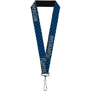 Lanyard Harry Potter Ravenclaw Checker Blues Grays