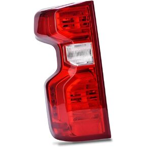 Tail Light Compatible With 2019-2024 Chevy Silverado 1500 2500HD 3500HD Halogen Type Left Driver Side Replace Part Number:84554656
