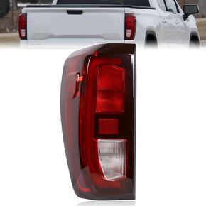 Tail Light Rear Lamp Passenger Side Halogen Without Bulb Right Taillights Brake Light Compatible With GMC Sierra 1500 2019-2024