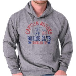 Brisco Brands Captain Rogers 1941 Boxing Club NY Hoodie Sweatshirt Women Men