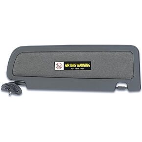 KUAFU Driver Side Sun Visor Compatible with 2006-2011 Honda Civic Dark Gray Replacement for 83280-SNA-A01ZA (Left)