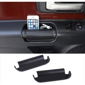 Fit for Toyota FJ Cruiser 2007-2021 Side Door Storage Box Glove Organizer Tray, ABS Car Door Handle Storage Panel, Create more Storage Space for Car Door, 2 PCS