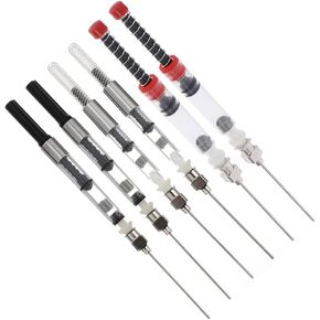 Fountain Pen Ink Filler: 6pcs Ink Auxiliary Absorber Ink Filling with Metal Fountain Pen Spring Filler Ink Auxiliary Absorber Tool for Ink Converter