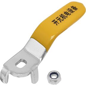 2pcs Ball Valve Handle Shut Off Switch Handle Replacement,for 1/2Inch Ball Valve Handle,with M8 Nut(Blue hole size 5x8mm)